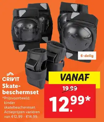 Lidl Crivit Skatebeschermset aanbieding