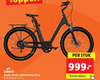 Lidl CRIVIT Basic urban elektrische fiets aanbieding