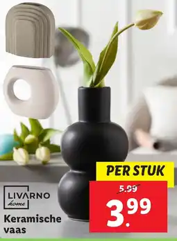 Lidl Keramische vaas aanbieding