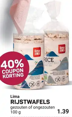 Ekoplaza Lima Rijstwafels aanbieding