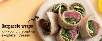 Ekoplaza Carpaccio wraps aanbieding