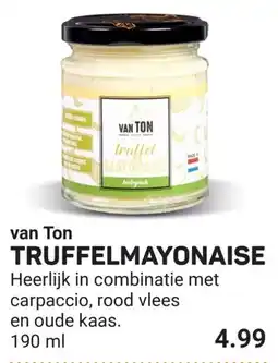 Ekoplaza Van ton truffelmayonaise aanbieding