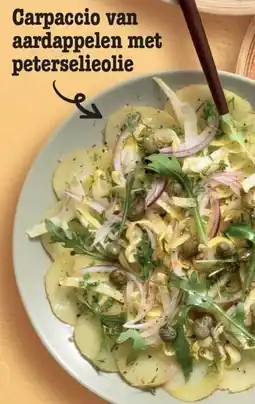 Ekoplaza Carpaccio van aardappelen met peterselieolie aanbieding