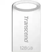 Conrad Transcend JetFlash 710S USB-stick 128 GB Zilver TS128GJF710S USB-A 3.2 Gen 1 aanbieding