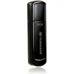 Conrad Transcend JetFlash 350 USB-stick 64 GB Zwart TS64GJF350 USB-A 2.0 aanbieding