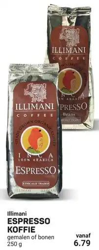 Ekoplaza Illimani Espresso koffie aanbieding