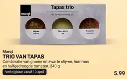 Ekoplaza Marqt Trio van tapas aanbieding