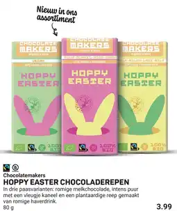 Ekoplaza Chocolatemakers Hoppy easter chocoladerepen aanbieding