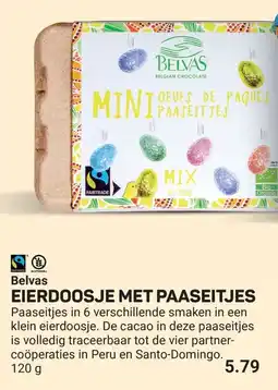 Ekoplaza Belvcas Eierdoosje met paaseitjes aanbieding