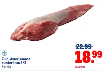Makro Zuid Amerikaanse runderhaas 2/3 aanbieding