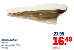 Makro Kabeljauwfilet aanbieding