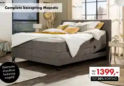 Woonsquare Complete boxspring Majestic aanbieding