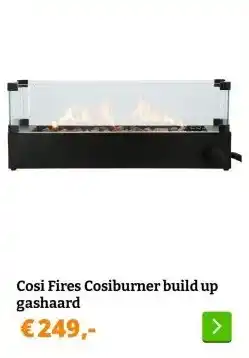 Obelink Cosi Fires Cosiburner build up gashaard aanbieding