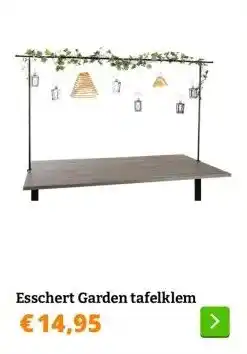 Obelink Esschert Garden tafelklem aanbieding