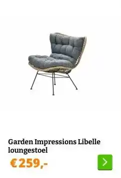 Obelink Garden Impressions Libelle loungestoel aanbieding