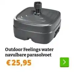 Obelink Outdoor Feelings water navulbare parasolvoet aanbieding