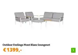 Obelink Outdoor Feelings Mont Blanc loungeset aanbieding