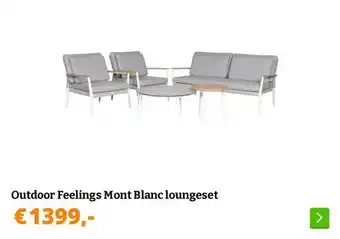 Obelink Outdoor Feelings Mont Blanc loungeset aanbieding