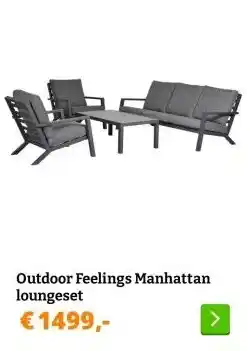 Obelink Outdoor Feelings Manhattan loungeset aanbieding