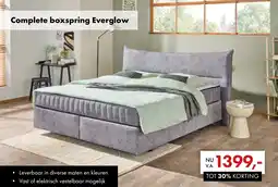 Woonsquare Complete boxspring Everglow aanbieding