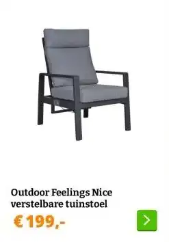 Obelink Outdoor Feelings Nice verstelbare tuinstoel aanbieding