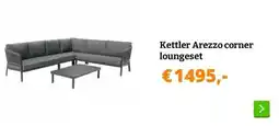 Obelink Kettler Arezzo corner loungeset aanbieding