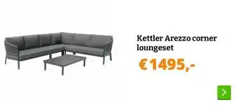 Obelink Kettler Arezzo corner loungeset aanbieding