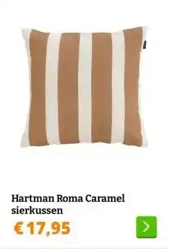 Obelink Hartman Roma Caramel sierkussen aanbieding