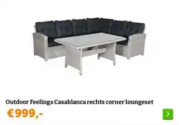 Obelink Outdoor Feelings Casablanca rechts corner loungeset aanbieding