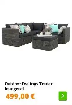 Obelink Outdoor Feelings Trader loungeset aanbieding