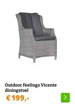 Obelink Outdoor Feelings Vicente diningstoel aanbieding