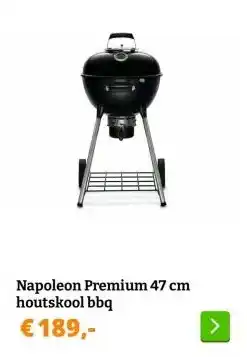 Obelink Napoleon Premium 47 cm houtskool bbq aanbieding