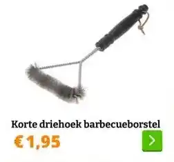 Obelink Korte driehoek barbecueborstel aanbieding