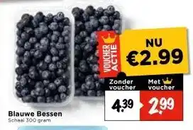 Vomar Voordeelmarkt Blauwe Bessen aanbieding