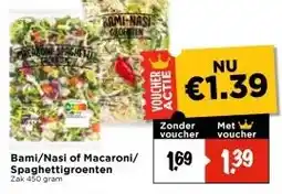 Vomar Voordeelmarkt Bami/Nasi of Macaroni/ Spaghettigroenten aanbieding