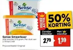 Vomar Voordeelmarkt Sense Smeerbaar aanbieding