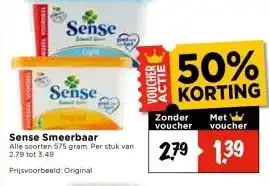 Vomar Voordeelmarkt Sense Smeerbaar aanbieding