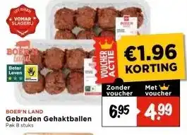 Vomar Voordeelmarkt Gebraden Gehaktballen aanbieding