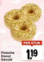 Vomar Voordeelmarkt Pistache Donut Gevuld aanbieding