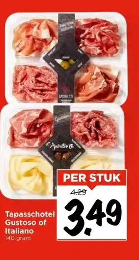 Vomar Voordeelmarkt Tapasschotel Gustoso of Italiano aanbieding