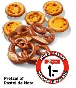 Vomar Voordeelmarkt Pretzel of Pastel de Nata aanbieding