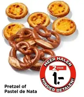 Vomar Voordeelmarkt Pretzel of Pastel de Nata aanbieding