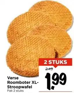 Vomar Voordeelmarkt Verse Roomboter XL- Stroopwafel aanbieding