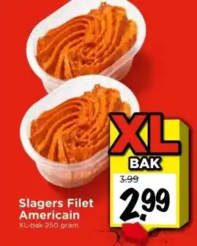 Vomar Voordeelmarkt Slagers Filet Americain aanbieding