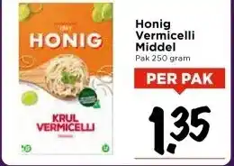 Vomar Voordeelmarkt Honig Vermicelli Middel aanbieding