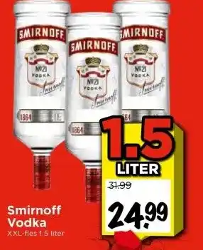 Vomar Voordeelmarkt Smirnoff Vodka aanbieding