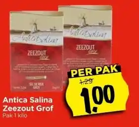 Vomar Voordeelmarkt Antica Salina Zeezout Grof aanbieding