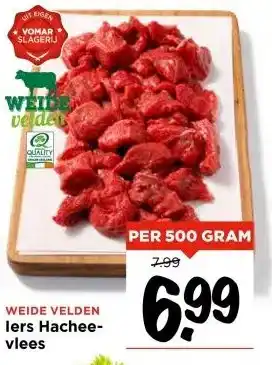 Vomar Voordeelmarkt lers Hachee- vlees aanbieding