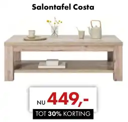 Woonsquare Salontafel Costa aanbieding