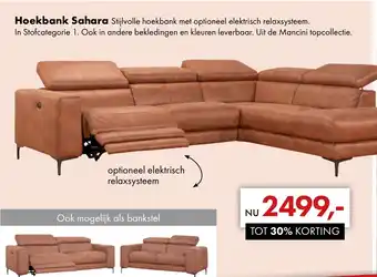 Woonsquare Hoekbank Sahara aanbieding